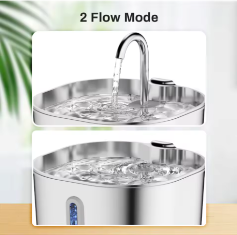 AquaPaw™ Stainless Steel Pet Water Fountain